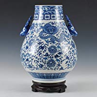 Loopsd Porcelana antig&uuml;edades jarr&oacute;n de porcelana azul y blanco dos - Ear - Dragon Creative Fu Cuchara Sal&oacute;n Home Condecoraciones Condecoraci&oacute;n