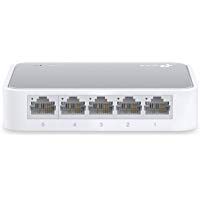 TP-Link TL-SF1005D - Conmutador Fast Ethernet con 5 Puertos (10/100 Mbps, Divisor de Ethernet y Escritorio, Concentrador de ethernet, Plug and Play, Bastante, sin Ventilador, No Gestionado)