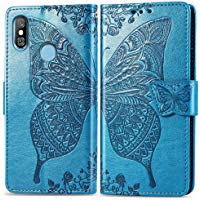 Funda Xiaomi Redmi Note 6 Pro, Carcasa Libro de Cuero Ultra Delgado Elegante con ID Tarjeta de Cr&eacute;dito Tragamonedas Soporte de Flip Cover Estuche de Cierre magn&eacute;tico para Xiaomi Redmi Note 6 Pro