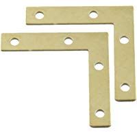 fujiyuan 10&nbsp;pcs soporte de tirantes con forma de L &aacute;ngulo Soportes espejo marco esquina Fix borde Windows im&aacute;genes muebles