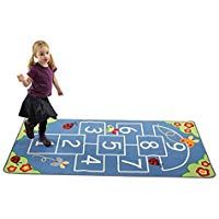 House Of Kids 12105-e3&nbsp;Alfombra la Marelle Hopscotch poli&eacute;ster, 100&nbsp;x 0,5&nbsp;x 200&nbsp;cm