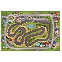 House Of Kids 86135-e3&nbsp;Ultra Soft Circuito Alfombra de Juego de poli&eacute;ster, 180&nbsp;x 0,5&nbsp;x 130&nbsp;cm