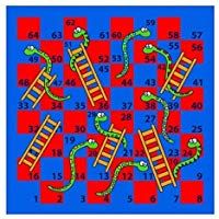 House Of Kids 12112-e3&nbsp;Juego Serpiente/Escalera poli&eacute;ster, 100&nbsp;x 0,5&nbsp;x 100&nbsp;cm