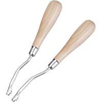Gancho Herramienta de flexi&oacute;n de madera, 6,3 pulgadas de madera gancho, dise&ntilde;o de Bent herramienta Set de 2