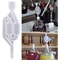 grandnessry Herramienta de Cocina &uacute;til V&aacute;lvula Antirretorno de Escape de Sentido &uacute;nico con v&aacute;lvula &aacute;cido, al Agua Carlos fermentaci&oacute;n del Vino Brew Cubo Airlock Air Lock pl&aacute;stico