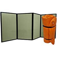 Combinaci&oacute;n Tatami Plegable y Futon port&aacute;til Naranja, 80x200x4 cm