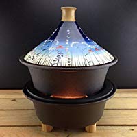 Netherton Foundry Shropshire Taj&iacute;n de hierro fundido jard&iacute;n vitrocer&aacute;mica y pradera de flores