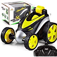 Pagacat Los ni&ntilde;os se refrescan 360 grados girando el control remoto inal&aacute;mbrico Stunt Tumble Car Toy Woks el&eacute;ctricos