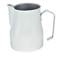 Acero inoxidable jarra de leche antiadherente Tire Flor Acero Inoxidable Espresso caf&eacute; jarra t&eacute;rmica Gear Kitchen Home Craft&nbsp;&ndash;&nbsp;caf&eacute; latte caf&eacute; con leche para hacer espuma de leche, Fancy Juego de caf&eacute; de espuma