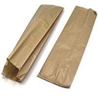 Bolsa de Papel Kraft para Alimentos, An&oacute;nima, 14+6x48 Especial Panader&iacute;a. Caja de 1.000 unidades.