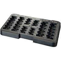 Garc&iacute;a de Pou 145.48 Bandeja Monedas para Caja Caudales, 24 x 17 x 1.8 Cm, Negro