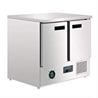 Polar 2&nbsp;puerta compacto contador frigor&iacute;fico 240&nbsp;L comercial restaurante lado