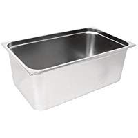 Vogue gm323&nbsp;Heavy Duty de acero inoxidable 1/1&nbsp;gastronorm Pan, 200&nbsp;mm