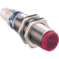 Schneider Electric XUB9BPANM12 Sensor Fotoel&eacute;trico, Xub, Polarizado, Sn 2 M, 12-24 Vcc, M12