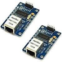 2pcs ENC28J60 Ethernet LAN m&oacute;dulo de red para Arduino Projects Ethernet conexi&oacute;n adicional de Optimus Electric