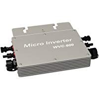 WVC600 500-600Watt impermeable ancha Voltaje Solar Grid-Tie Micro Power Inverter Convertidor Salida pura de la onda de seno del inversor Power Line Communications (Entrada 17-50V DC, salida180-260VAC)