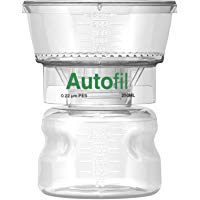 Autofil - Filtro de vac&iacute;o desechable est&eacute;ril con membrana esterilizadora de 0,2 um PES, 250 ml, 12 unidades