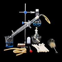 Lab Alcohol Destilador de Aceite Esencial Destilador para el hogar Purificador de Agua Cristaler&iacute;a Material de Laboratorio Juegos de 10 Piezas Kits