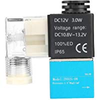 Electrov&aacute;lvula, 2V025-08 G1/4" v&aacute;lvula electromagn&eacute;tica, DC12V DC24V opciones (Edici&oacute;n : DC 12V)