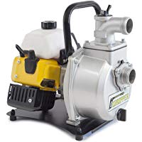 ✦ WASPPER PC114 ✦ Bomba de Agua Gasolina De Uso Rudo & Portable con Tasa de Flujo de 14000 l/hr ✦ Elevaci&oacute;n de Agua de 30m ✦ 10000 RPM Motor de Petr&oacute;leo y Accesorios incluidos