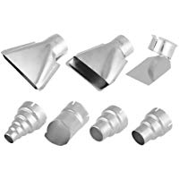 Boquilla de pistola de calor accesorio TOPINCN Shrink Wrap pistola de aire caliente accesorios Kit de herramientas 7 piezas