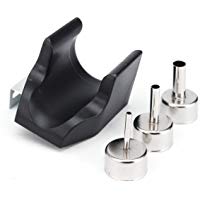 Soporte para pistola de aire caliente con 3 boquillas para Quick Atten 858D 858 868D 878D 898D COD
