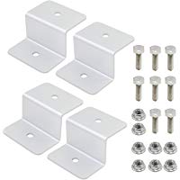 WiMas 4 Juegos de Soporte de Panel Solar Za Soporte de Soporte con Tuercas y Pernos para Techo de Barco RV, Estilo 1, 1