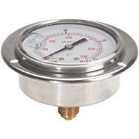tr&delta;le zmfi6304400db Medidor de presi&oacute;n DN 63&nbsp;trasera conexi&oacute;n, acero inoxidable, 1/4&nbsp;"BSP, 0&nbsp;bar-400&nbsp;Bar