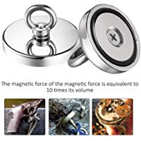 Chifans Anillo de im&aacute;n de Rescate de Rescate de Pesca, Gancho de im&aacute;n, s&uacute;per Orificio, di&aacute;metro 60 mm-120 mm, Utilizado para la Ciencia, la Industria, la Pesca y el Rescate