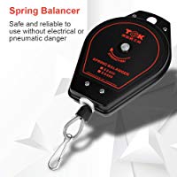 Balanceador de Primavera,Spring Balancer,Equilibrador de Muelle Retr&aacute;ctil,Balanceador Colgante de Capacidad 0.6-2.0Kg,Negroseguro y Confiable de Usar sin Peligro El&eacute;ctrico o Neum&aacute;tico
