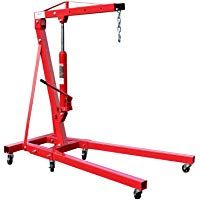 Gr&uacute;a de taller plegable 1000kg Gr&uacute;a elevaci&oacute;n de cargas Elevar motores Brazo elevaci&oacute;n 960-1240 mm