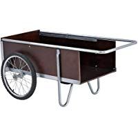 edsal Sandusky gc5332&nbsp;6,5&nbsp;pies c&uacute;bicos galvanizado para bordes de acero inoxidable jard&iacute;n carro, 1331&nbsp;mm longitud, 540&nbsp;mm de altura, 800&nbsp;mm de ancho, Plata Acabado Asas de acero tubular