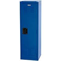 Sandusky Lee 1-tier taquilla de acero, 48&nbsp;", azul, 1