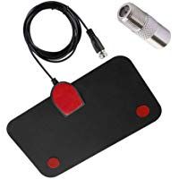 Floridivy 50 Millas de Alcance televisi&oacute;n de Alta definici&oacute;n HD Mini Antena de TV Digital DVB-T2 Placa Plana de la Antena de Alta Ganancia de 10 dBi 1080P