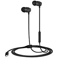 PALOVUE Earflow Auriculares Lightning Magn&eacute;tico MFi Certificado Controlador con Micr&oacute;fono Compatible con iPhone X iPhone 8/P iPhone 7/P (Negro Met&aacute;lico)