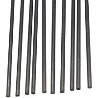 SOFIALXC Tubo de ala de Varilla de Carbono de Varillas de Fibra de Carbono para Quadcopter, Aviones RC,500mm,2.0mm
