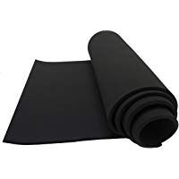 Neopreno esponja de goma espuma hoja rollo&nbsp;&ndash;&nbsp;15&nbsp;en ancho x 60&nbsp;en largo, 1/4in. De grosor para DIY proyectos&nbsp;&ndash;&nbsp;duradero, f&aacute;cil de cortar, antideslizante y impermeable