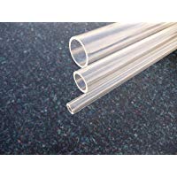 Tubo de plexigl&aacute;s 16/12 mm transparente de acr&iacute;lico tubo hueco largo 1000 mm incoloro