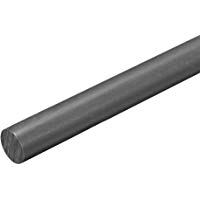 sourcing map Barras redondas de PVC, 20"de longitud, Varilla redonda de pl&aacute;stico gris de ingenier&iacute;a 13mm 1pcs