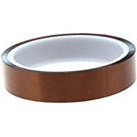 SODIAL(R) 100 pies 33m 20mm Kapton cinta de alta temperatura de calor de poliimida resistente