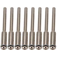 DN Tornillo mandril 1/8 "v&aacute;stago y tornillo para abrasivos de corte de la rueda (paquete de 8)