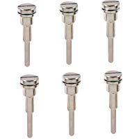 Chiloskit 6 piezas 1/8"/3 mm v&aacute;stago Arbor corte rueda HSS mandril soporte Fit1/8 pulgadas (3,2 mm) v&aacute;stago soporte para Dremel y herramientas rotativas compatibles