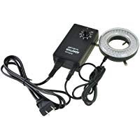64-LED microscopio anillo LED de luz con adaptador