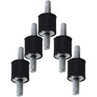 Yibuy - 5 Tornillos de Goma de 3 mm para Bomba
