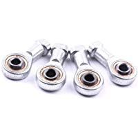 CHEERBRIGHT 4 piezas 6 mm hembra rosca conector junta ca&ntilde;a final rodamiento