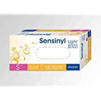 LCH VLX-01 Sensinyl Light Free - Guantes sin l&aacute;tex/sin polvo, muy buena tolerancia, f&aacute;ciles de poner, sensibilidad t&aacute;ctil, muy resistentes, talla S