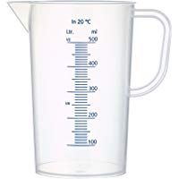 neoLab E-1622 Jarra medidora de polipropileno, 500 ml