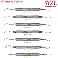 SYZE Orthodontics Gracey Curettes 7 piezas Set Root Planning Gracey Curettes Instruments CE Approved