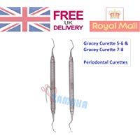 Periodontal Gracey Curettes 5-6 Gracey Curette 7-8 Calculus Acero inoxidable CE