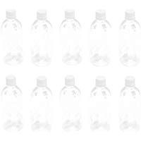 Titular de la botella 10pcs 500 ml con tap&oacute;n de rosca de pl&aacute;stico transparente de reactivos qu&iacute;micos
